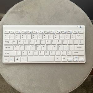 Wireless Keyboard, Ultra-Slim 2.4G for PC Desktop Laptop Tablet, Plug and Play